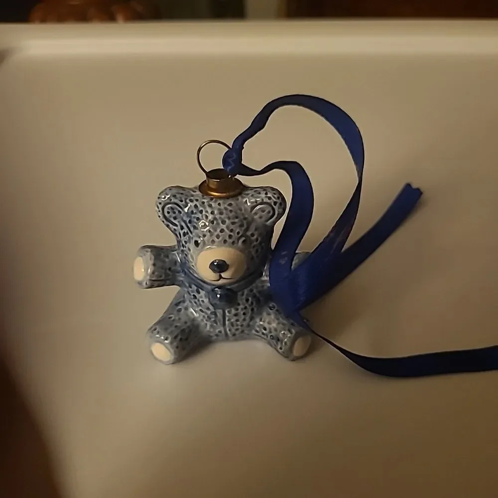 Delf Bear Ornament